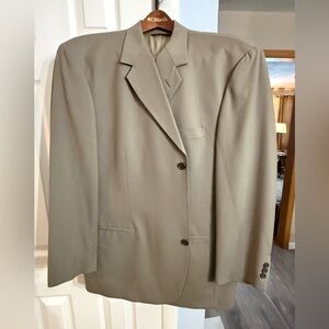 Men's Tan riserva suit set size 46R